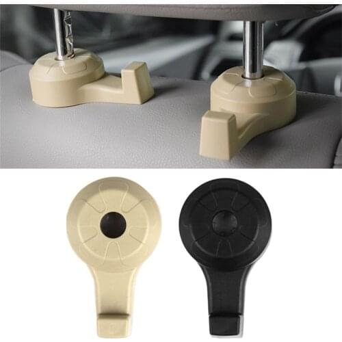 2pcs/pair Multifunction Hidden Type Car Seat Back Hook Stylish Headrest Hook Automotive Accessories Vehicle Hanger Rack Clip
