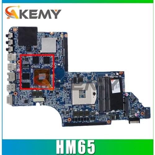 AKemy DV7-6000 motherboar 659095-001 655488-001 for hp Pavilion DV7 DV7-6000 655488-001 HM65 original test motherboard