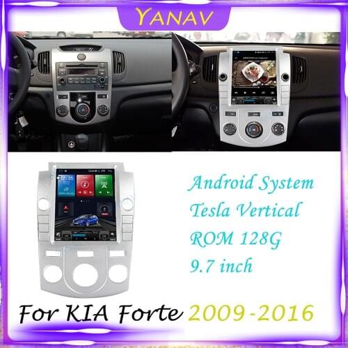 Android 2 Din Car Radio Stereo Receiver For KIA Forte 2009-2016 GPS navigation Auto Video Multimedia System MP3 Player Head Unit