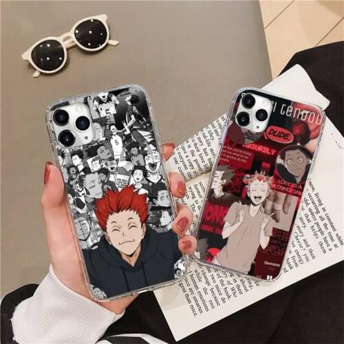 Haikyuu Anime Tendo Satori Phone Case for iPhone 11 12 pro XS MAX 8 7 6 6S Plus X 5S SE 2020 XR