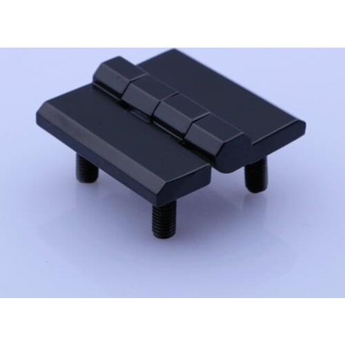 CL218-40 Cupboard Hinge Metal Square Split Hinge Black Heavy-Duty Machinery Hinge