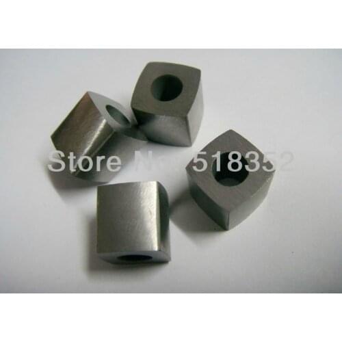 ID6mm 12x12x12mm Full Polished Hard Alloy Power Feed Contact(AA grade), Higher Electrical Conductivity, Wire EDM Machine Parts
