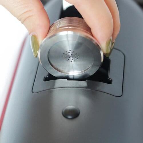 Capsula Reusable For Delta Q NDIQ7323 In Coffee Filters Stainless Steel Reutilizavel Coffee Capsule For Lavazza Point EP MINI