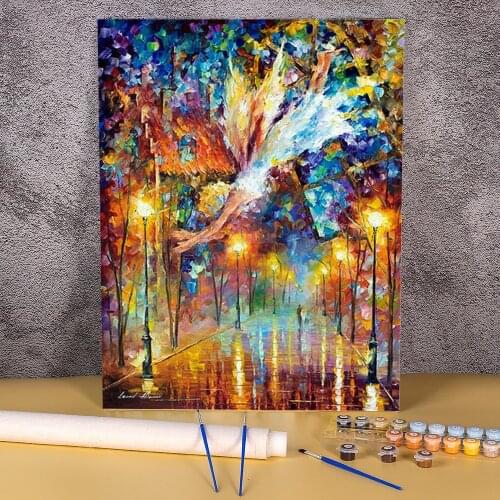The Flight Happiness DIY Painting By Numbers Set Oil Paints 50*70 Painting On Canvas Loft Wall Picture Crafts Drawing