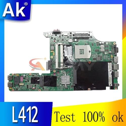 Laptop motherboard For LENOVO Thinkpad L412 Mainboard DA0GC9MB8D0 75Y4002 HM55