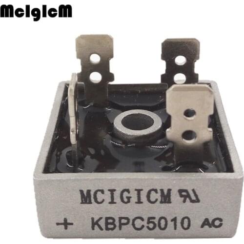 MCIGICM 1PCS 50A 1000V diode bridge rectifier kbpc5010