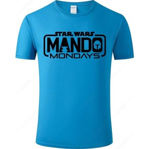 2021 New Star Wars The Mandalorian T Shirt Men Women Fashion Print T-Shirt Homme Funny Tee Cool Shirt Unisex Clothes J30