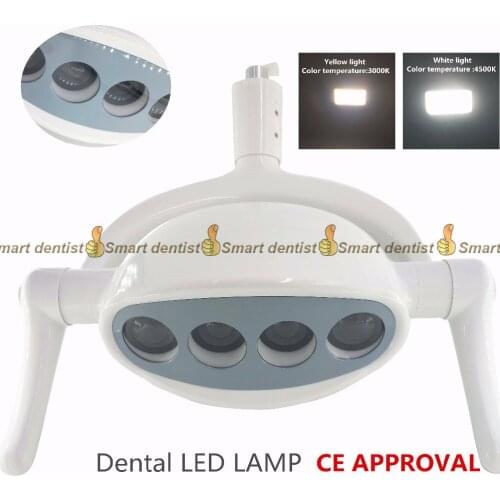 2018 CE approval dental lamp with Sensor Oral Light Lamp color temperature adjustable Dental Unit Chair implant surgery lamp