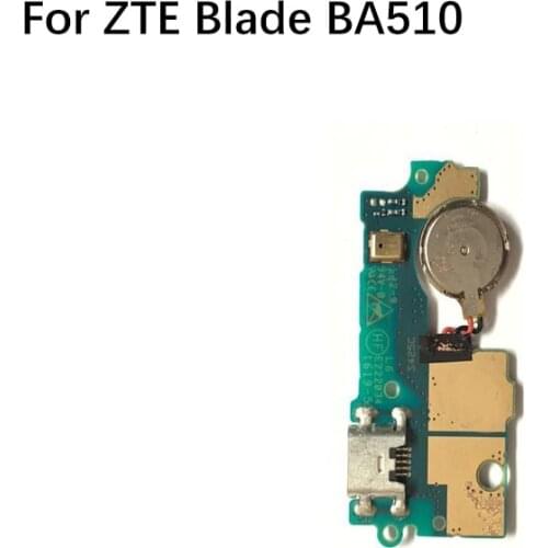 Original For ZTE Blade BA510 BA 510 usb charging charger Connector Motor Vibrator FLEX CABLE port Board For ZTE Blade BA510