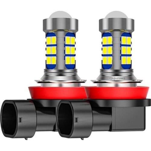 2Pcs New H11 H8 P13W PSX24W 9006 HB4 High Quality 3030 LED Auto Fog Lamp High Power Car Anti Fog Light Bulb Foglamps 6000K White