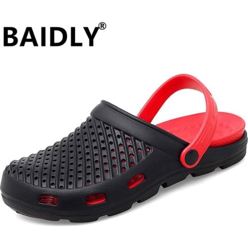 Men Sandals Beach Casual Outdoor Shoes Men Summer Slippers Unisex Hole Clogs Sandals Zapatos De Hombre