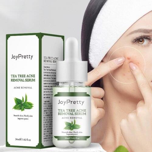 30ml Tea Tree Acne Serum Whitening Skin Not Irritating Treatment Essence Hyaluronic Acid Anti Acne Essence for Skin