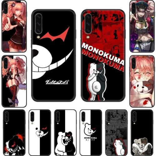 Danganronpa Monokuma Junko Enoshima Phone case For Samsung Galaxy A 3 5 8 9 10 20 30 40 50 70 E S Plus 2016 2017 2018 2019 black