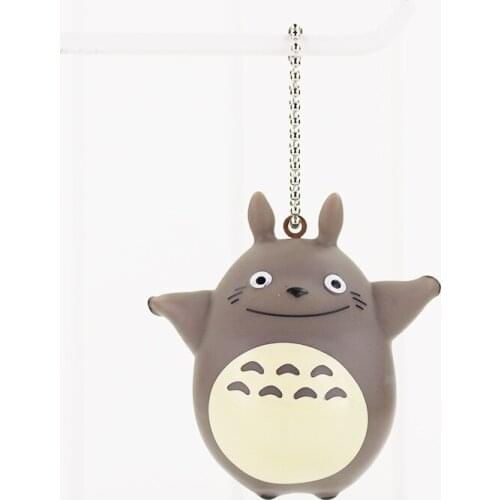10pcs/lot Hayao Miyazaki My Neighbor Totoro Action PVC Figure keychain keyring pendant Collectible Model Toy