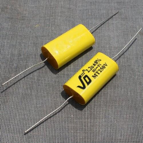2.2uF 250V Audio Crossover Capacitor Tweeter Speaker Divider Promise capacitance