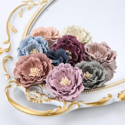 2 Pcs/set Environmental Protection Artificial Flower Handwork DIY Arrangement Ornamental Home Decoration Festival Wedding Flower