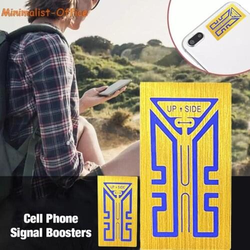 2pcs Cellphone Phone Signal Enhancement Signal Antenna Booster Stickers Energy Stickers