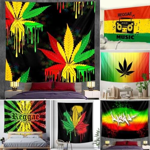 2021 psychedelic scene plant leaf home art decoration Mandala tapestry Hippie Bohemia decorative sheet yoga mat sofa blanket