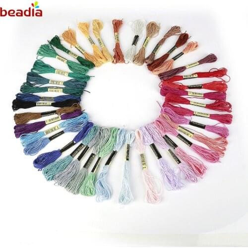 24/36/150 Colors Embroidery Floss Cross Stitch Thread Similar Cross-stitch Kit Cross Stitch DIY Sewing Skeins Craft