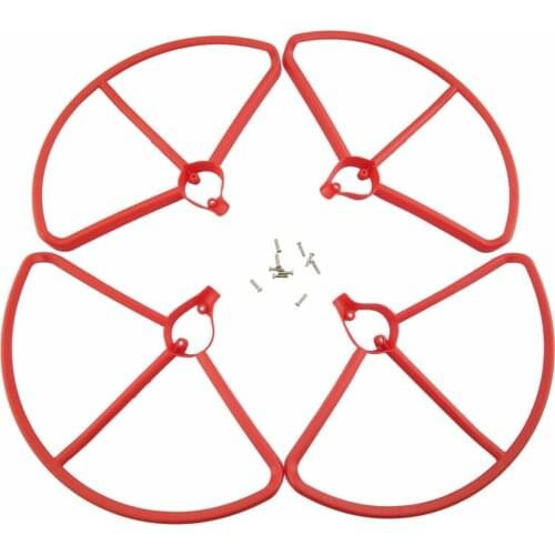4pcs Propeller Protective Cover for Hubsan H501S H501A/H501C/H501M/H501S W/H501S pro RC Quadcopter spare parts-Red