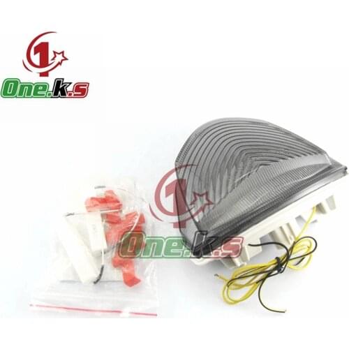 Motorcycle accessories For SUZUKI GSXR1000 2007 2008 LED rear Tail Light integrated turn signal function Brake light