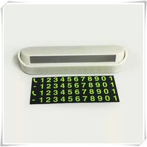 Car Styling Park Stop Parking Card Phone Number Plate for Honda Jade FCV Crider NSX-GT N-One GEAR FCEV Sports Ridgeline