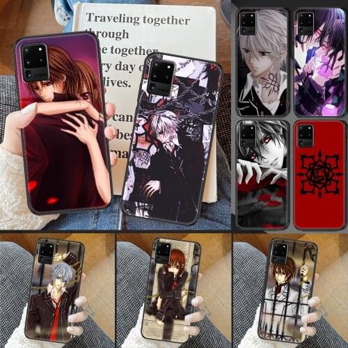 Anime Vampire Knight Phone case For Samsung Galaxy Note 4 8 9 10 20 S8 S9 S10 S10E S20 Plus UITRA Ultra black trend Etui pretty