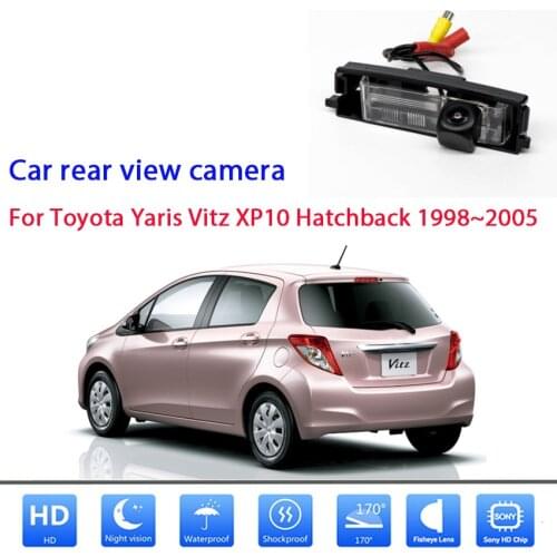 Rear Camera For Toyota Yaris Vitz XP10 Hatchback 1998 1999 2000 2001 2002 2003 2004 2005 CCD Night Vision Reverse backup Camera