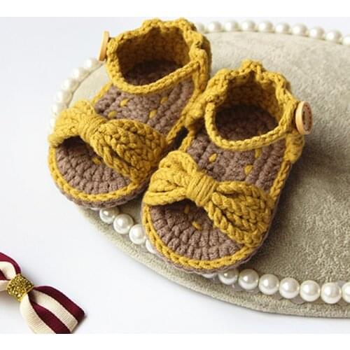 QYFLYXUE Hand - made toddler bow princess shoes