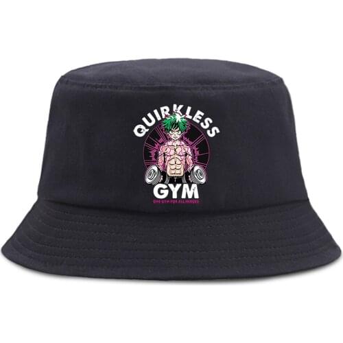 My Hero Academia Japan Anime Beach Cap Outdoor Hip Hop Panama Hats Street Foldable Bucket Hat Unisex Casual Fishermans Caps