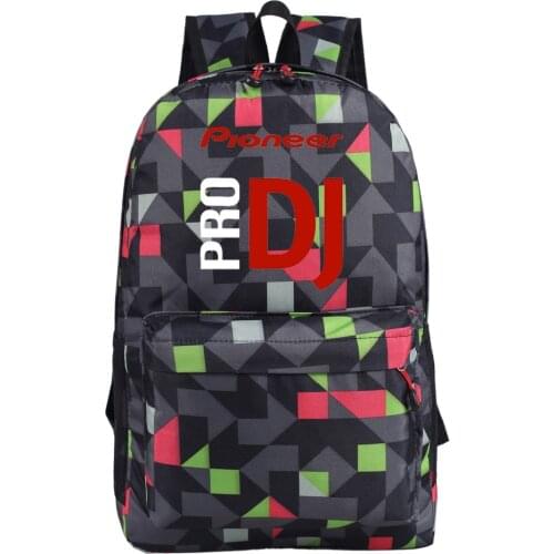 WISHOT Pioneer DJ PRO backpack schoolbag for teenagers travel Casual Laptop camouflage Bags Rucksack shoulder bag