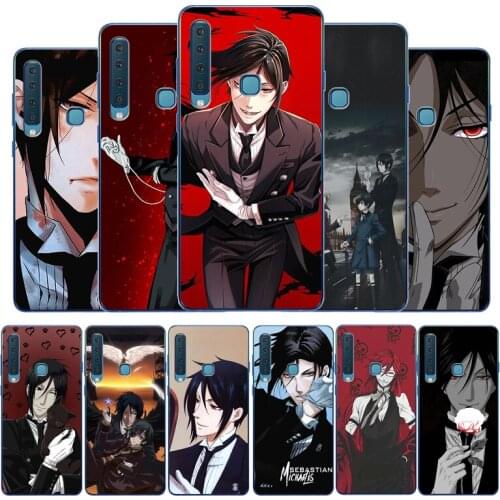 Black Butler Anime TPU Soft Phone Case For Samsung Galaxy A3 A5 A7 2016 2017 A6 A7 A8 A9 2018 A80 A70 A50 A40 A20 A10