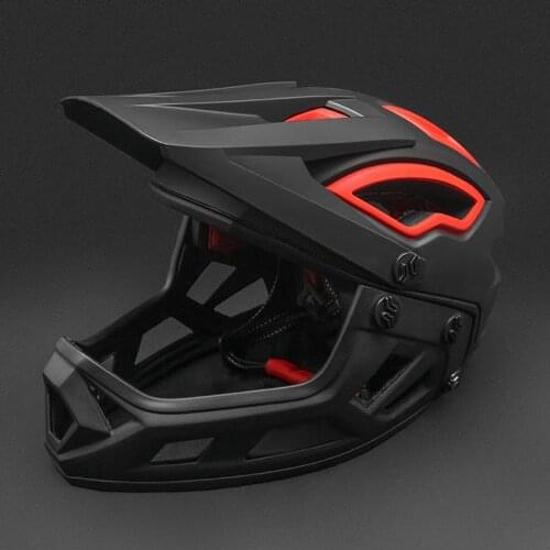 Adult Men Mountain Bike Helmet Full Face XC Cross Country Bike Helmet DH Chin Detachable Bike Helmet Cap Cascos Ciclismo