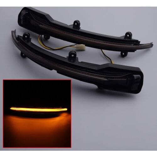 Dynamic Sequential Amber Turn Signal LED Rearview Mirror Indicator Blinker Light Lamp fit for Audi SQ5 8R SQ7 4L Facelift