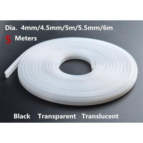 Dia.4/4.5/5/5.5/6mm 5 Meters/lot Silicone rubberpressure gauze screen window sealing strips layering strips for window screens