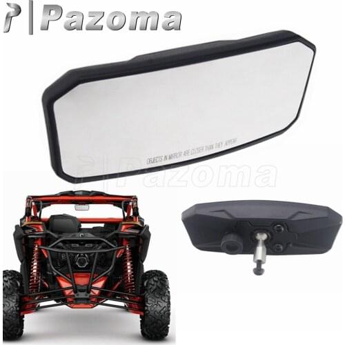UTV Center Rearview Mirror Adjustable Cab Interior Extra-wide Convex Rear View Mirror For Can-Am Maverick X3 Max Max R 2017-2020