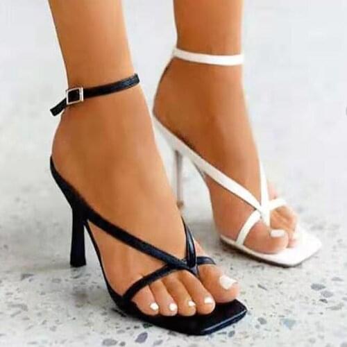 Women Sandals 2021 New Women Heels Sandals For Summer Shoes Woman Thin High Heels Chaussure Femme Casual Women Pumps Talon Femme