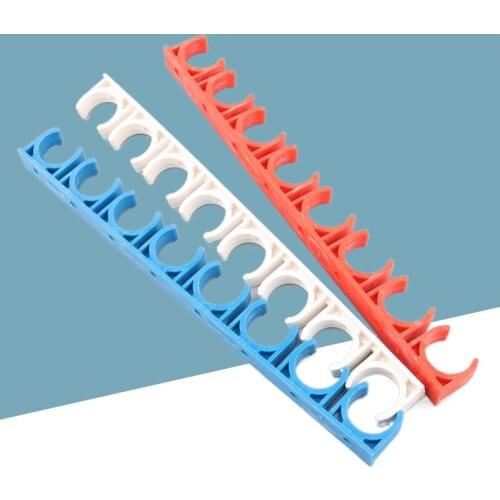 10pcs 16/20/25/32mm PVC Pipe Clamp Water Pipe Support Hook Garden Irrigation Systems Clip Fittings