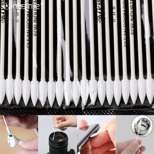 25pcs Cotton Disposable Stick For Apple Airpods Airpod Case Cleaning Tool For camera lenses Phone Charge Port Apple Airpods