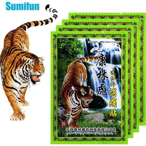 32pcs/4bags Tiger Balm Arthritis Pain Patch Rheumatism Back Neck Muscle Sprain Medical Plaster Joints Painkiller Herbal Stickers