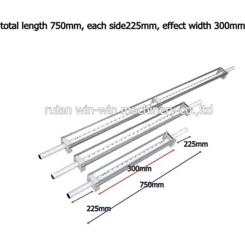 4pcs static bar bag making machine spare parts no wire total length 750mm, each side 225mm, effect width 300mm