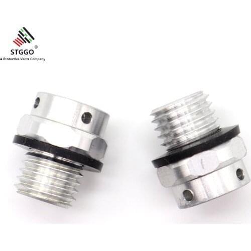 Aluminum Waterproof and Breathable M12*1.5 Screw Air Vent Plug 20pcs/bag