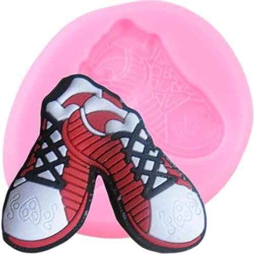 Baby Shoes Silicone Mold Baby Party Fondant Cake Decorating Tools Candy Resin Clay Chocolate Gumpaste Moulds Cookie Moulds