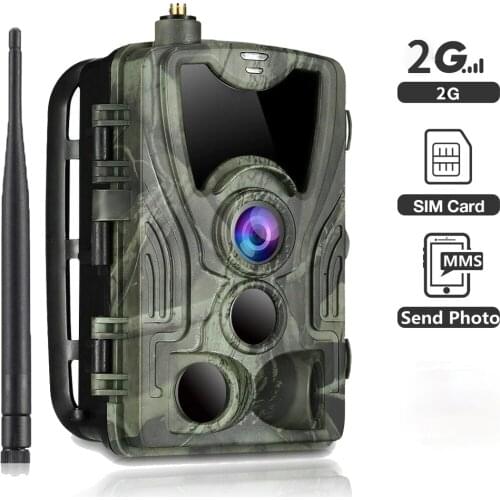 Outdoor 2G 20MP 1080P MMS/SMTP/SMS HC801M 2g hunting Trail Camera Wildlife photo traps 0.3S Trigger Hunter camera