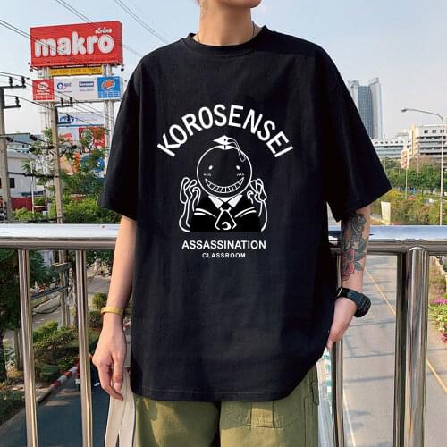 Japan Anime Assassination Classroom Korosensei T-shirt Men Women Summer Casual T Shirts Streetwear Tee Shirt Fashion Tops