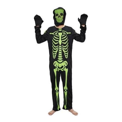 Halloween skull costume for men skull man costume ghost cosplay clothing halloween skull skeleton clothes