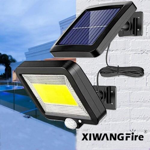 56led Induction Wall Light Waterproof Split Solar 100/108/120/128COB Separate Body Induction Garden Light Garage Light outdoor