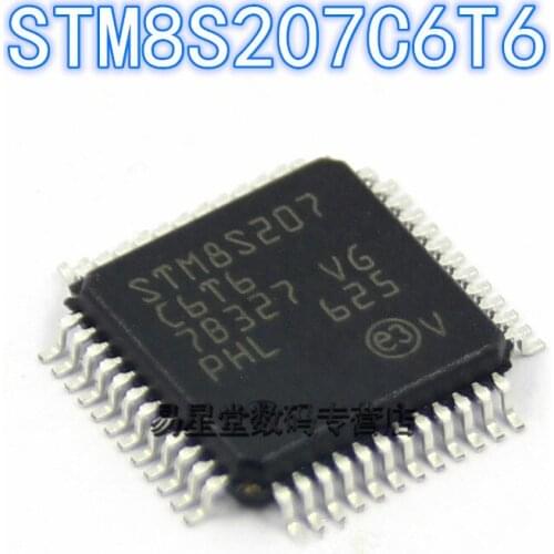1PCS-5PCS 100% new original authentic STM8S207C6T6 QFP-48 8S207C6T6 QFP48 8-bit microcontroller chip