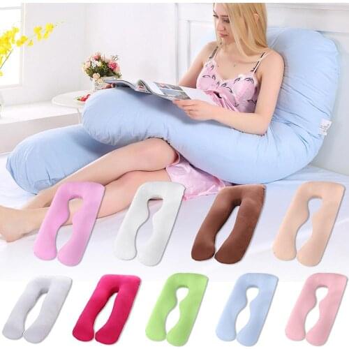 Pregnant Pillowcase Side Sleeper Pregnancy Women Bedding Full Body U-Shape Cushion Cover Long Sleeping Multifunctional Maternity