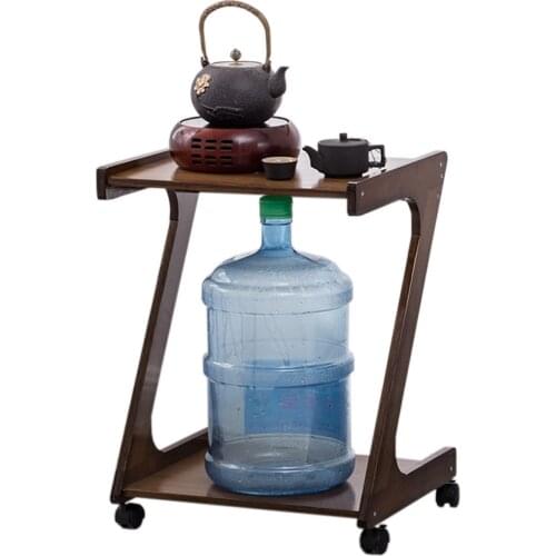 Removable Coffee Table with Wheels Shelf for Living Room Side Cabinet Sofa Bed Table Bedside Table